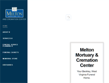 Tablet Screenshot of meltonmortuary.com